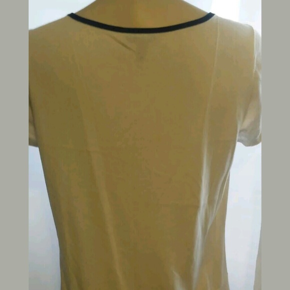 Escada White Shirt Top With Blue Floral Design - Picture 5 of 8